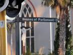 Cape Town - houses of parliament sign