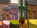 Colorful houses Bo-Kaap in Cape Town