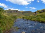 Hiking Drakensberg mountains
