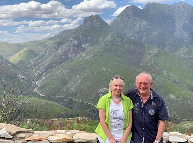 Margit & Alfred with a panorama