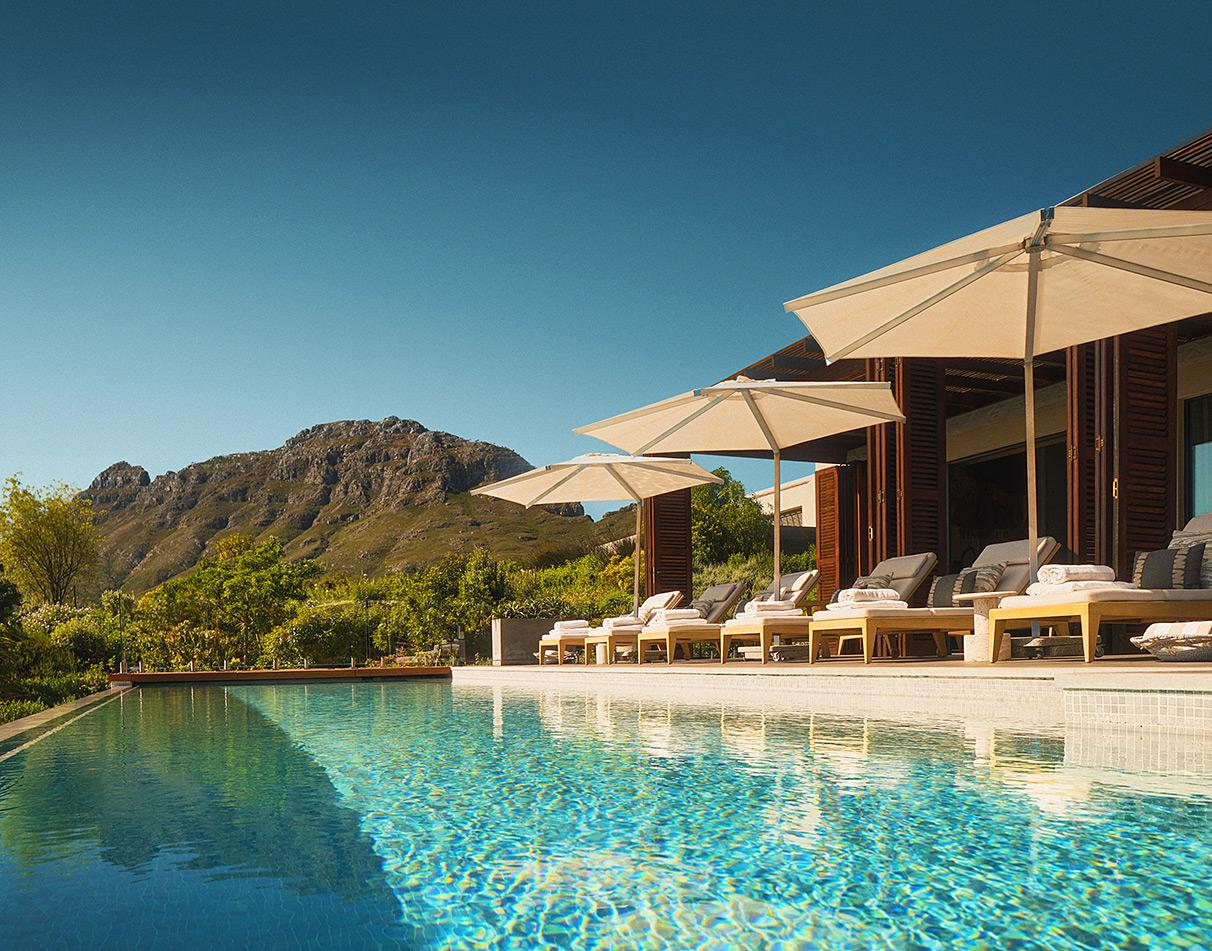 Pool Deck of Declare Graff Estate.