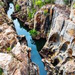 Bourke's Luck Potholes rock formations on the Panorama Route.
