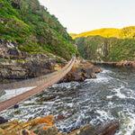 Tsitsikamma suspension brige at Storms River.