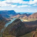 Panoramic view of Blyde River Canyon along the Panorama Route.