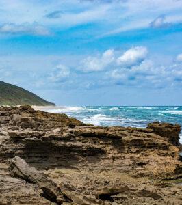 The rocky coast of Isimangaliso Wetland Park.