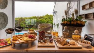 The breakfast buffet at Mes Amis Guesthouse on our guided South Africa tours.