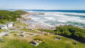 Coastal view from Whale Rock Lodge in South Africa.