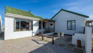 Honnehokke chalets exterior, West Coast, South Africa.