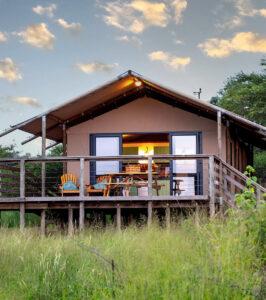 Tented camp at Africamps White Elephant, South Africa.