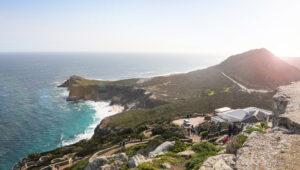 View of the landscape at Cape Point which is part of Table Mountain National Park.