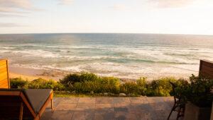 View of the Ocean at Mes Amis Guest House along the Garden Route.
