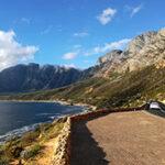 Scenic coastal road on the Garden Route near Hermanus